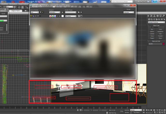 請問 3ds max 2011 算圖時的設定