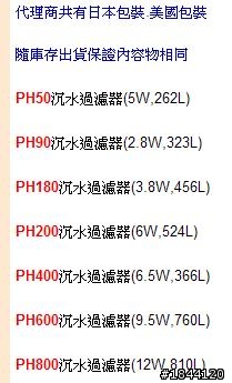 有人買過RIO的沉水馬達嗎