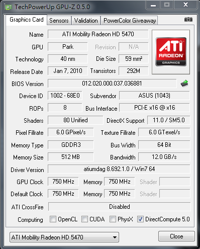[分享] ASUS華碩新款新製顯卡機種A52JT簡單開箱