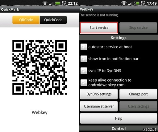 遙控你的Aadroid手機–Webkey