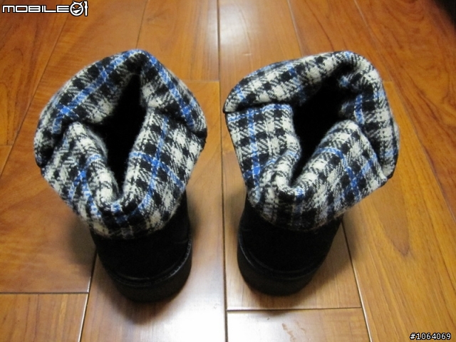 [簡單開箱]-癡漢靴 Timberland 格紋反摺靴 有實穿圖