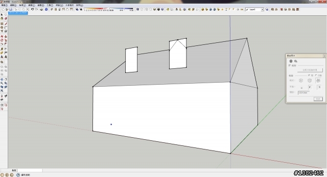 [分享]SketchUP-照片建模，小房屋示範