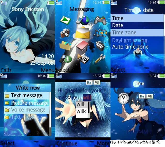 [240*320]初音未來-深海少女主題