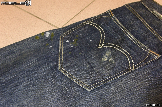 [開箱]Levis 523 極度破壞潑漆(新增實穿照)