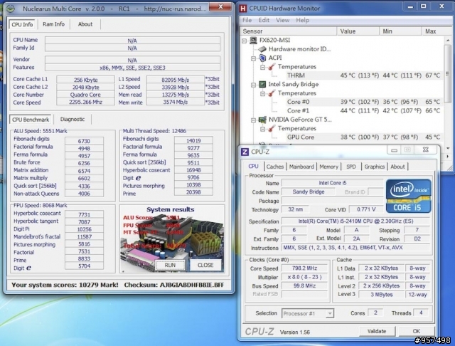 Sandy Bridge到底比現在的一代i架構強多少呢 i5-450M vs i5-2410M