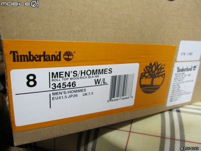 [簡單開箱]-癡漢靴 Timberland 格紋反摺靴 有實穿圖