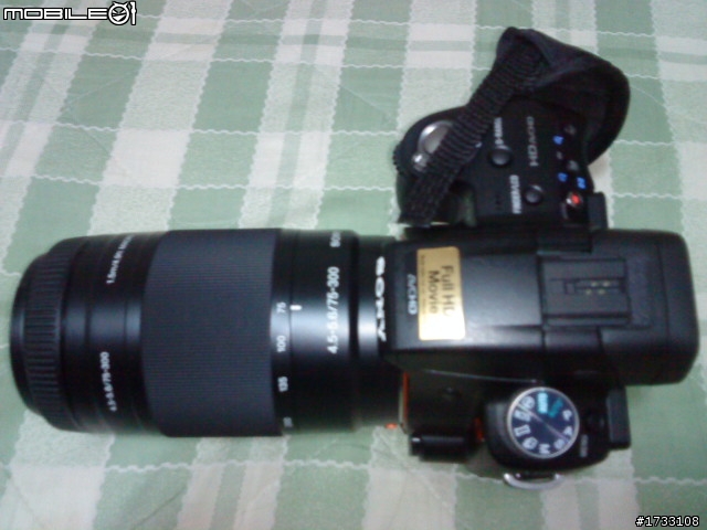 入手一支75-300的鏡頭把 SONY α33 變身成大砲