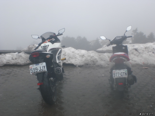1/21 終於衝上去合歡山 武嶺了   都是雪