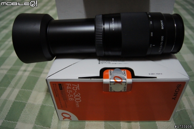 入手一支75-300的鏡頭把 SONY α33 變身成大砲