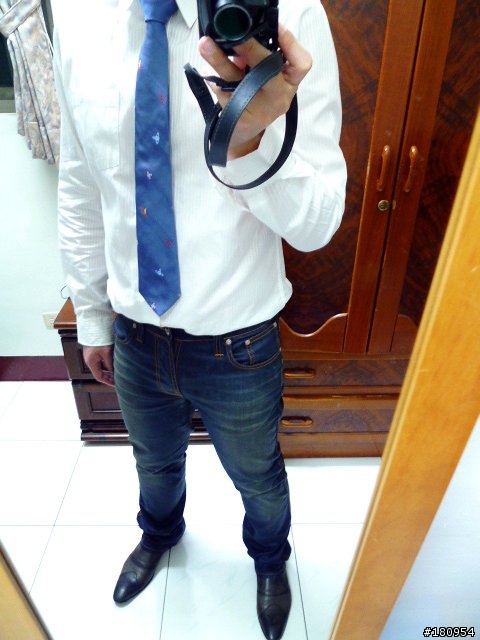 達成! 敝生第一條Nudie Slim Jim + Vivian Westwood Tie