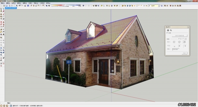 [分享]SketchUP-照片建模，小房屋示範