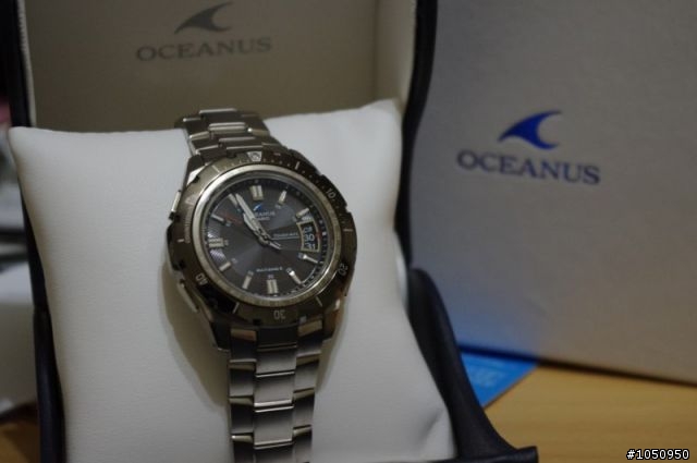 終於敗了~ OCEANUS 太陽能6局電波錶 OCW-P100TD-1A