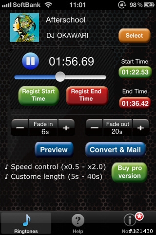 免費自製鈴聲APP[Custom Ringtone Creator Max]及導入iPhone簡易介紹