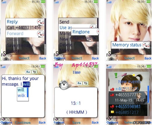 [240*320] 4min-金泫雅 SJ-金希澈x2 (含媒體)