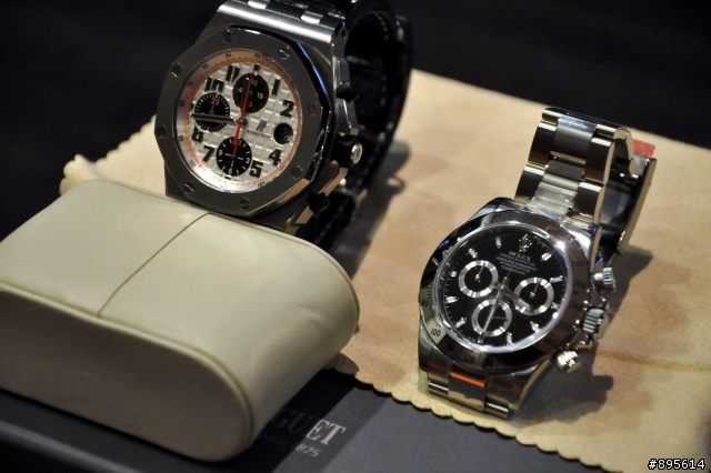 AP 愛彼 Royal Oak 皇家橡樹Offshore計時 白熊貓款開箱簍~