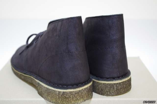 【開箱】Clarks Originals Desert Boot 沙漠靴 Black metallic 金屬黑色