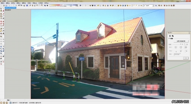 [分享]SketchUP-照片建模，小房屋示範