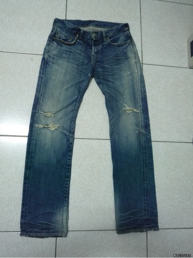 Hysteric Glamour 仿舊刷色破壞牛仔褲