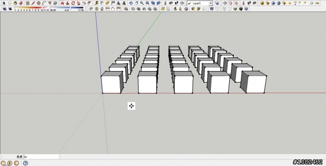 [分享]SketchUP 移動.複製.陣列.功能
