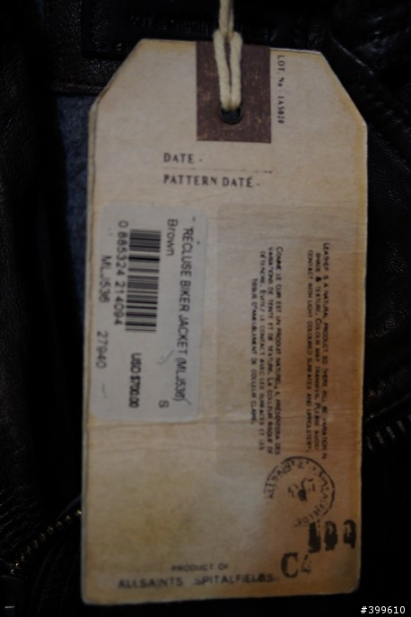 [開箱文]ALLSAINTS皮衣- Recluse Biker Jacket
