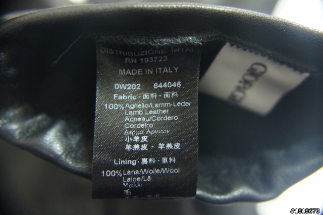 GIORGIO ARMANI 亞曼尼 小羊皮 手套