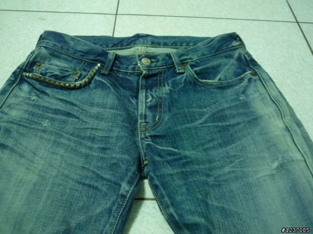 Hysteric Glamour 仿舊刷色破壞牛仔褲