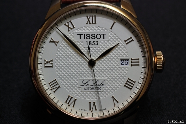 [開箱]TISSOT Le Locle 力洛克圖騰紋機械錶