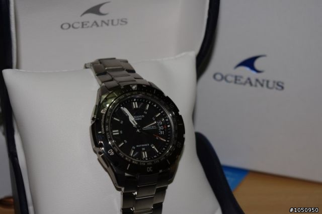終於敗了~ OCEANUS 太陽能6局電波錶 OCW-P100TD-1A