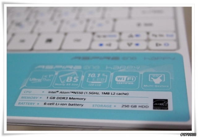 [簡短開箱]抽到小筆電真的很"HAPPY"
