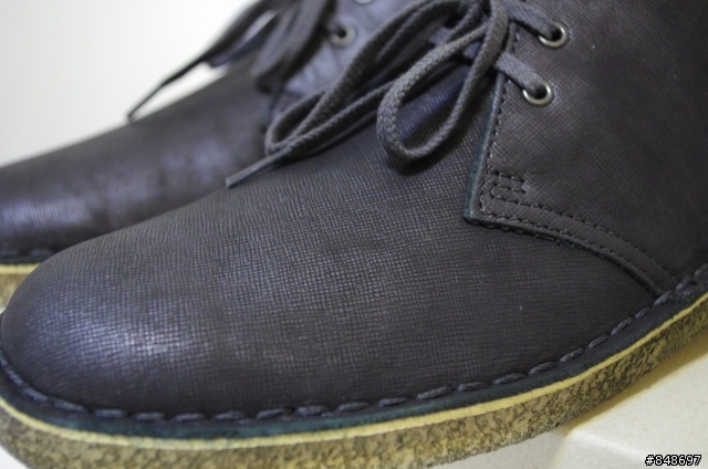 【開箱】Clarks Originals Desert Boot 沙漠靴 Black metallic 金屬黑色