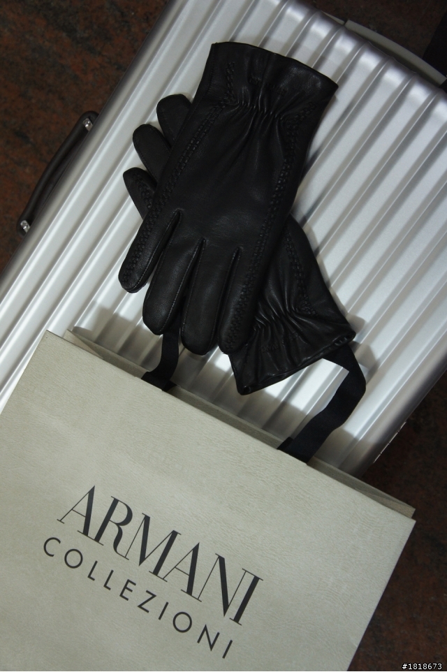 GIORGIO ARMANI 亞曼尼 小羊皮 手套