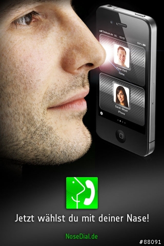 [App分享]寒流不用怕, 來! 叔叔教你用鼻子打電話! -NoseDial-