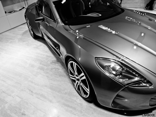 [圖多]Black & White Aston Martin » One-77 » Rapide