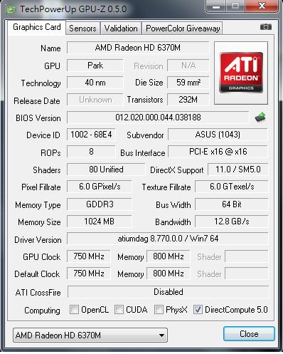 [分享] ASUS華碩新款新製顯卡機種A52JT簡單開箱