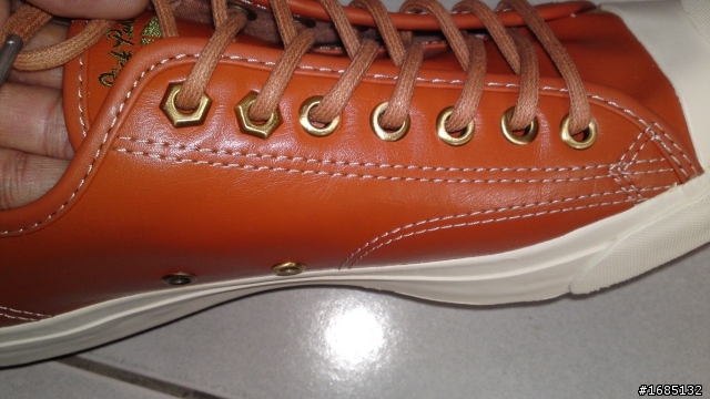 CONVERSE~Jack Purcell~開口笑~薑黃色仿皮革 開箱囉