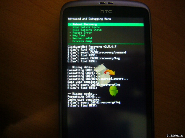 (Desire)HBoot BRAVO PVT4 SHIP S-ON 如何刷rom(已root)