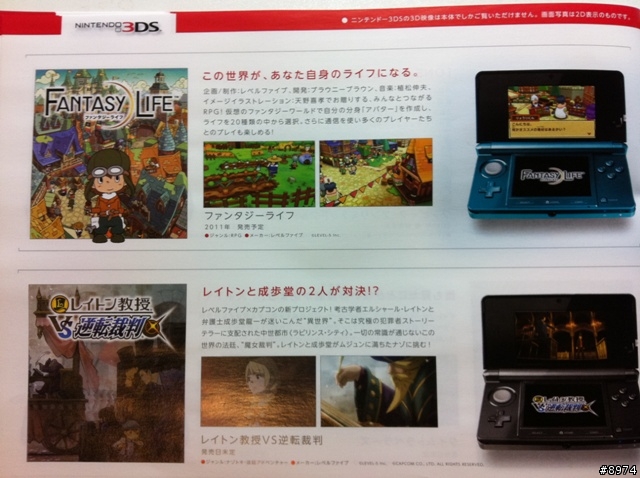 參加任天堂3DS體驗會的資料