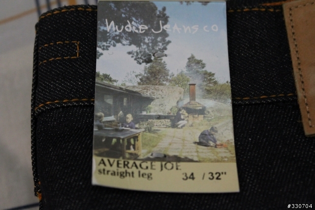 [開箱]My nudie jeans-Average Joe Dry Red Selvage