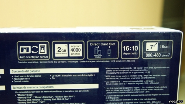 [開箱文]將回憶放進純白的畫框，SONY DPF-D720數位相框