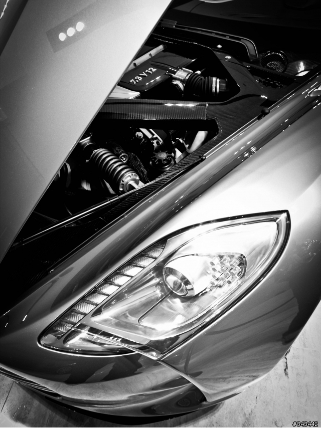[圖多]Black & White Aston Martin » One-77 » Rapide