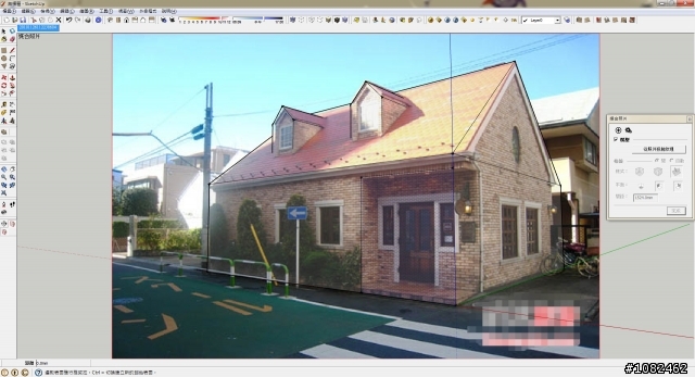 [分享]SketchUP-照片建模，小房屋示範