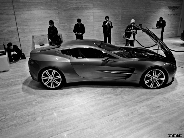 [圖多]Black & White Aston Martin » One-77 » Rapide