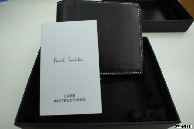 [簡易開箱]Paul Smith 男用短夾(Mini Cycle Billfold Wallet in Black)