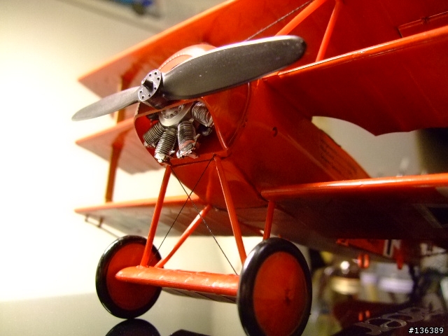[作品]Fokker DR.I 紅男爵 Revell 1/28 一戰三翼戰鬥機