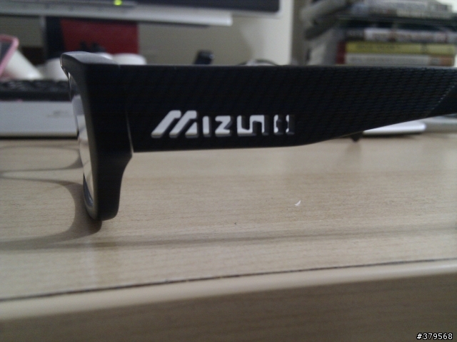 MIZUNO 美津濃 消光黑粗框眼鏡 with HOYA 非球面鏡片 圖少開箱文