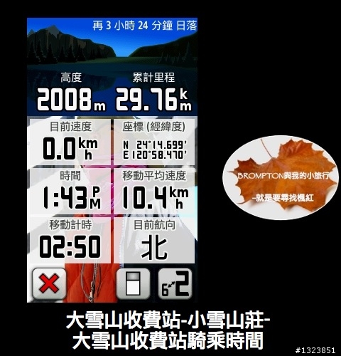 <BROMPTON與我的小旅行>就是要尋找楓紅