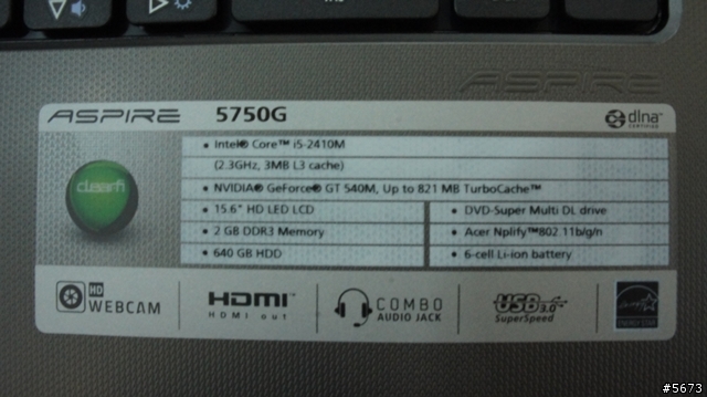 走上”珊迪橋”的acer 5750(Core i2)