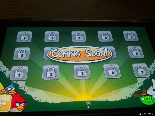 如何開啟 angry birds(憤怒小鳥 ) V1.5.1版本的第十四關卡 ?