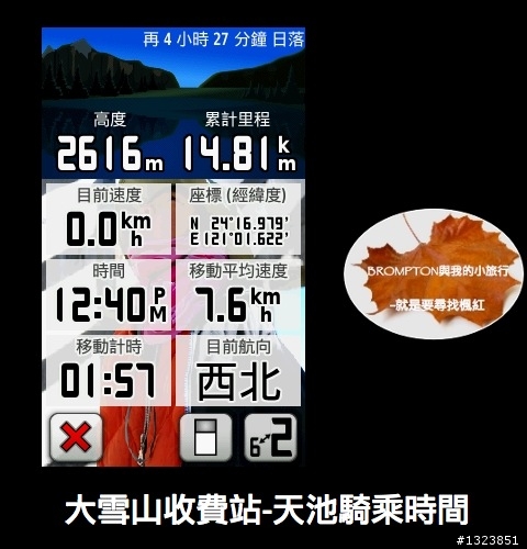 <BROMPTON與我的小旅行>就是要尋找楓紅