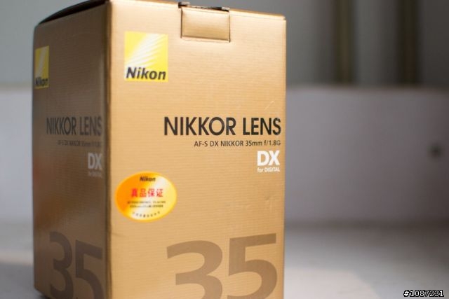 [新手发文很紧张] 35mm f1.8g 开箱